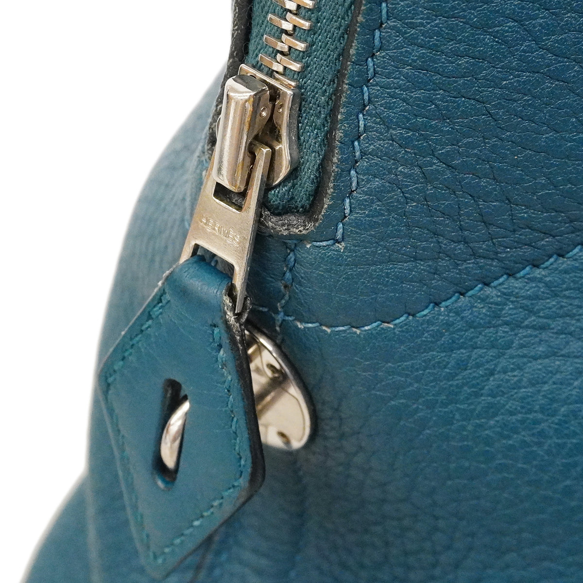 【6ga0377】エルメス ハンドバッグ ボリード31 トリヨンクレマンス コルヴェール シルバー金具 T刻印 2wayバッグ【中古】レディース