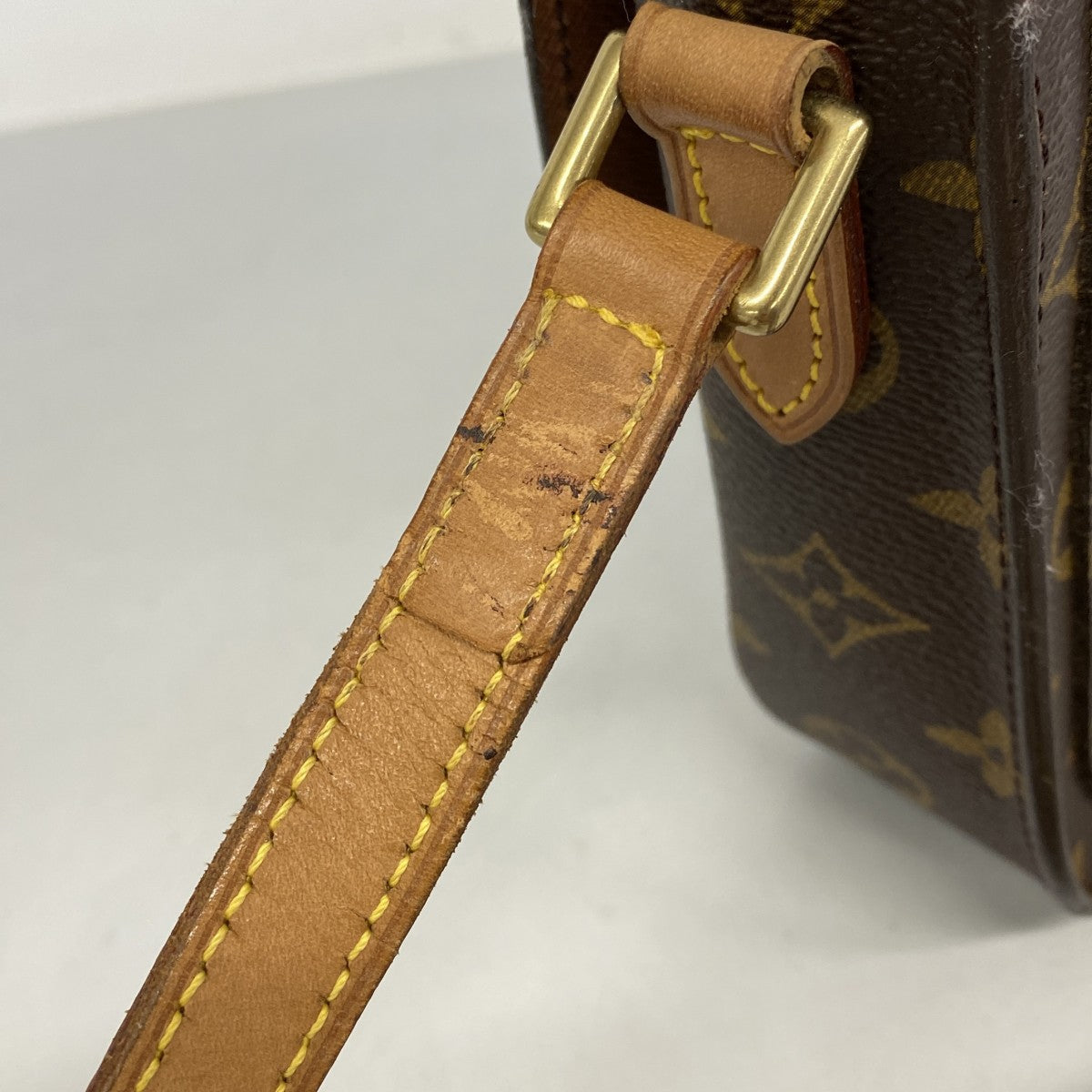 【6ga0383】ルイヴィトン ショルダーバッグ モノグラム サンクルーPM M51244 ブラウン【中古】レディース