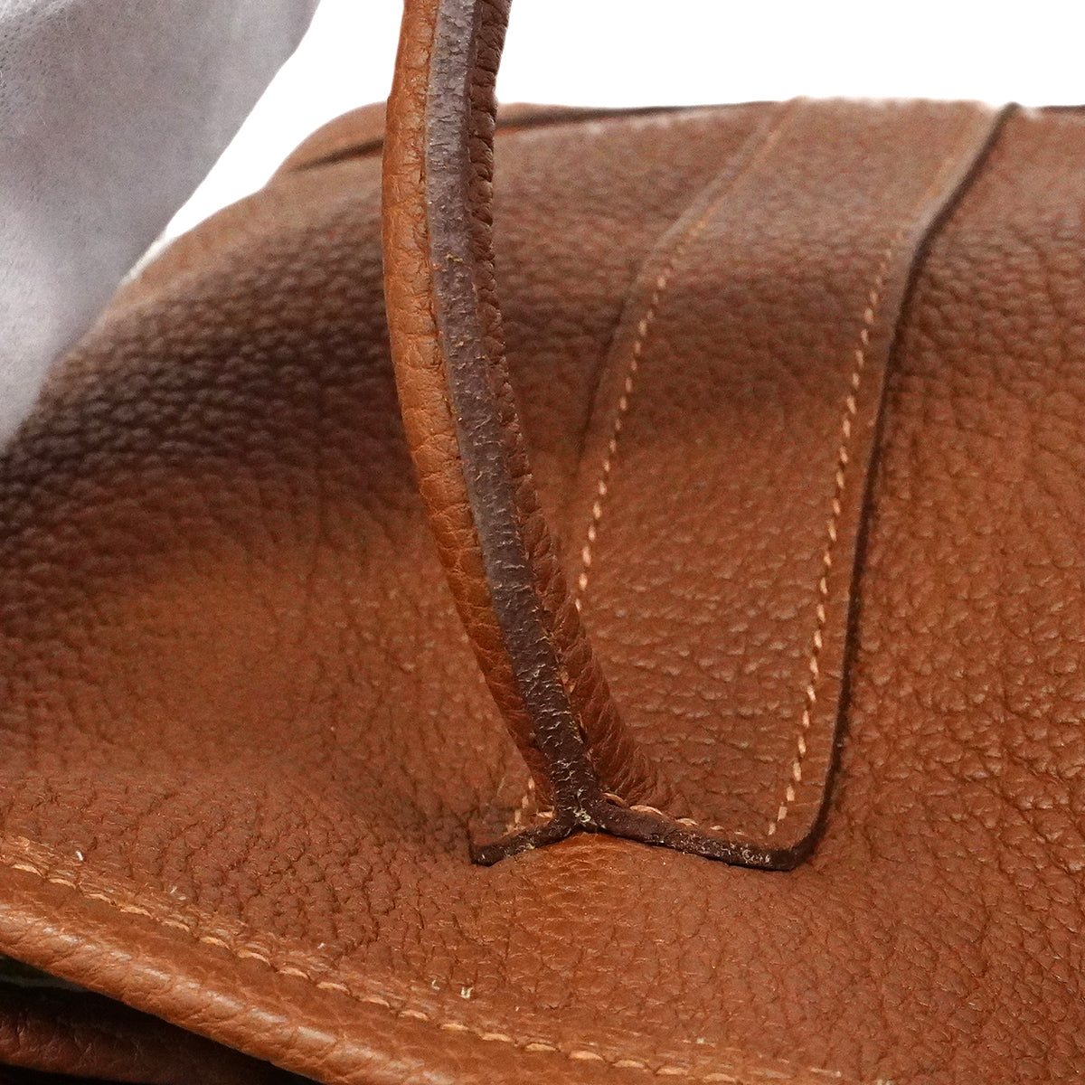 【6ga0390-h】エルメス トートバッグ ガーデンパーティTPM ネゴンダ ノアゼット シルバー金具 □O刻印【中古】レディース