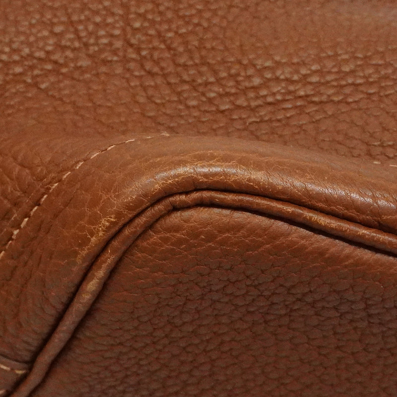 【6ga0390-h】エルメス トートバッグ ガーデンパーティTPM ネゴンダ ノアゼット シルバー金具 □O刻印【中古】レディース