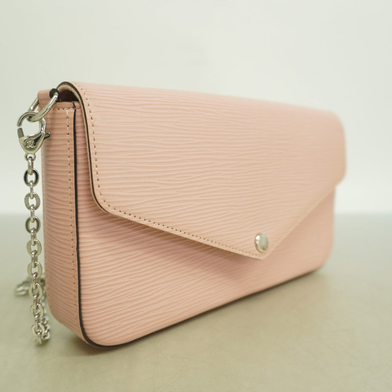 【6ga0415】ルイヴィトン ショルダーウォレット エピ ポシェットフェリシー M62467 ローズバレリーヌ【中古】レディース