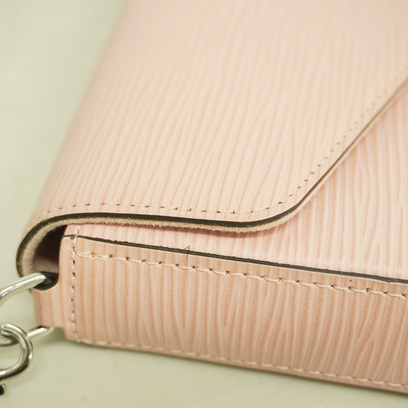【6ga0415】ルイヴィトン ショルダーウォレット エピ ポシェットフェリシー M62467 ローズバレリーヌ【中古】レディース