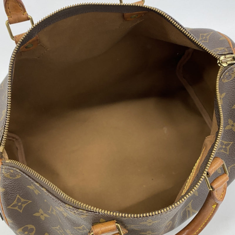 【6ga0447-h】ルイヴィトン ハンドバッグ モノグラム スピーディ35 M41107 ブラウン【中古】レディース