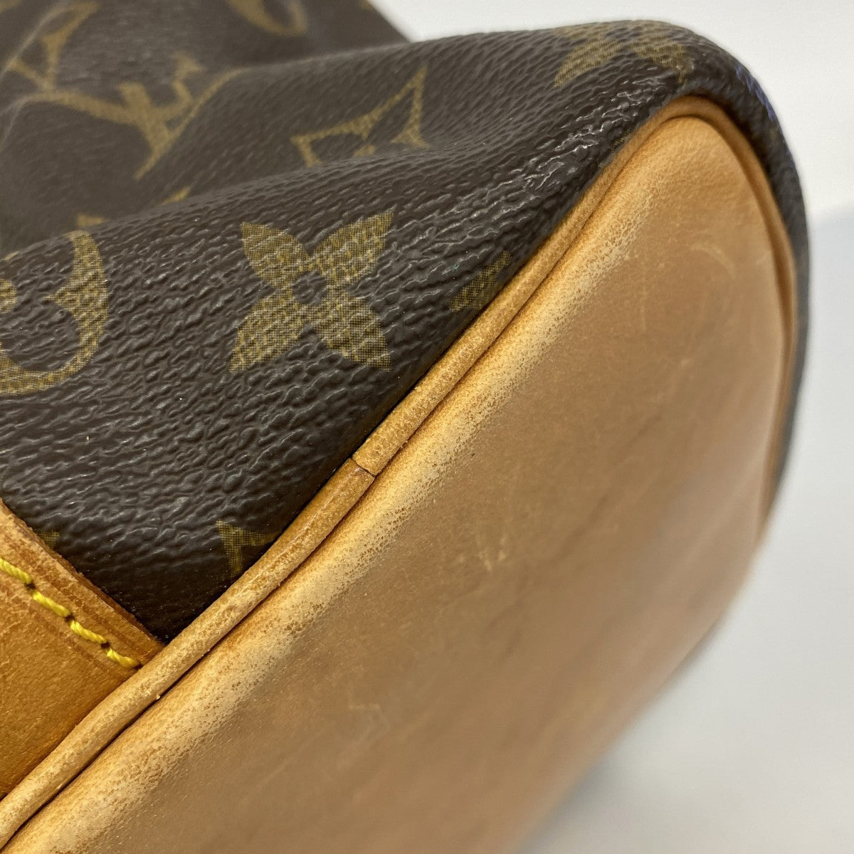 【6ga0453-h】ルイヴィトン ショルダーバッグ モノグラム プチノエ M42226 ブラウン【中古】レディース