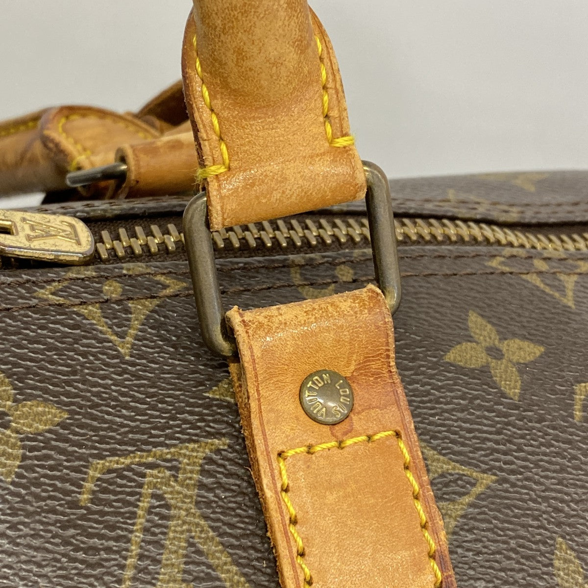 【6ga0456】ルイヴィトン ボストンバッグ モノグラム キーポルバンドリエール50 M41416 ブラウン【中古】メンズ レディース ユニセックス