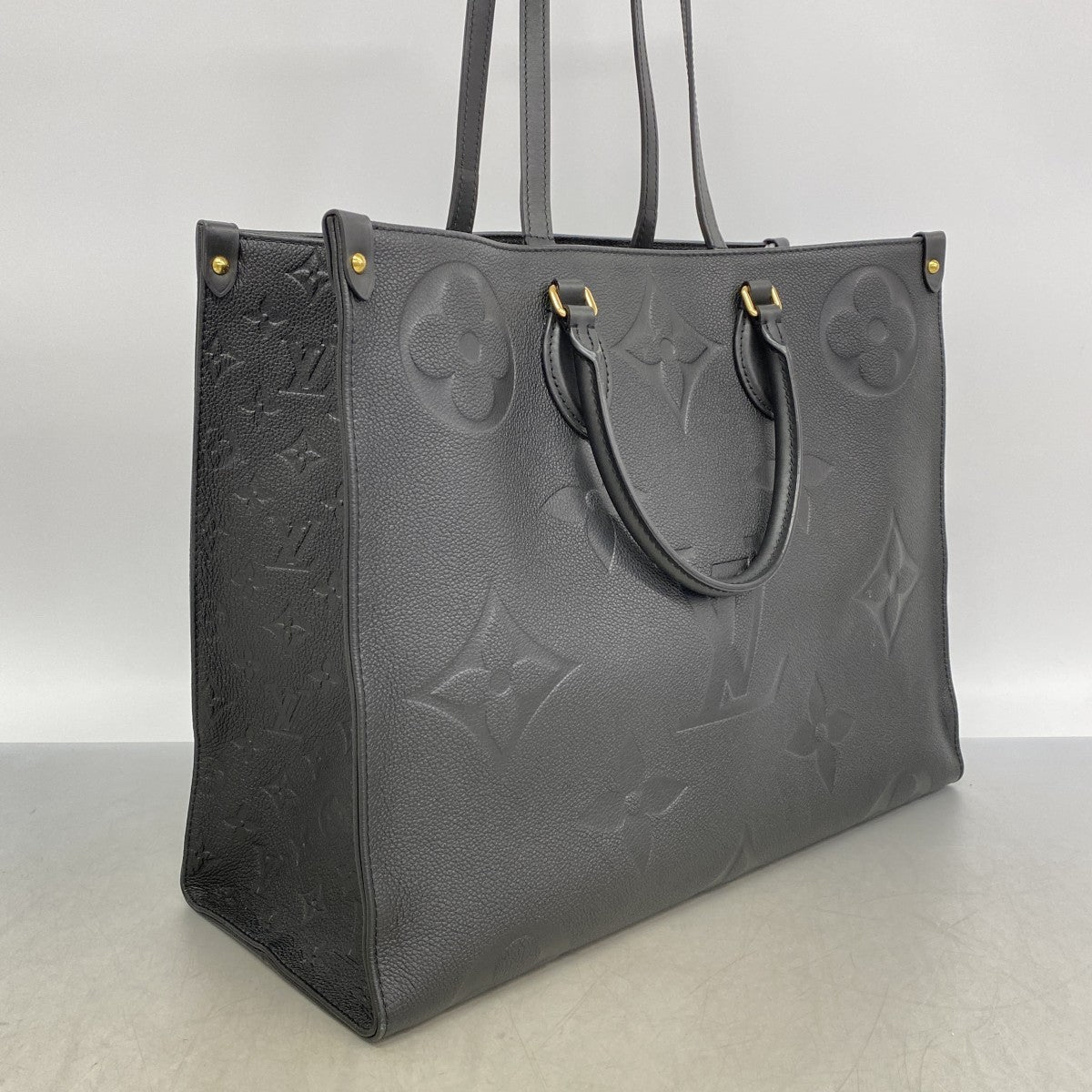 【6ga0458】ルイヴィトン トートバッグ モノグラム・アンプラント オンザゴーGM M44925 ノワール 2wayバッグ【中古】メンズ レディース ユニセックス