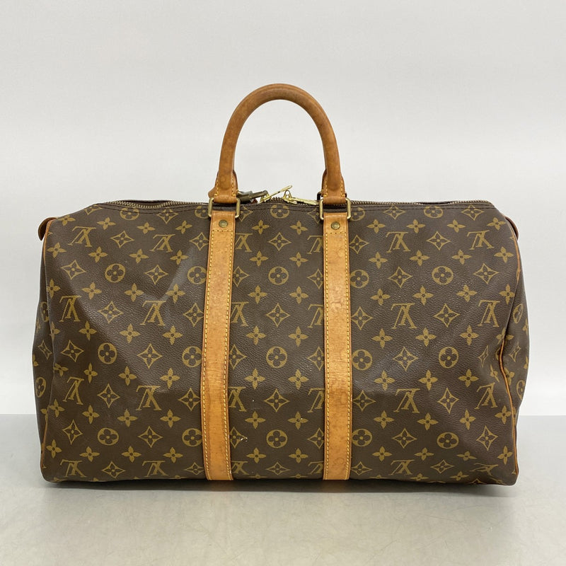 【6ga0459】ルイヴィトン ボストンバッグ モノグラム キーポル45 M41428 ブラウン【中古】メンズ レディース ユニセックス