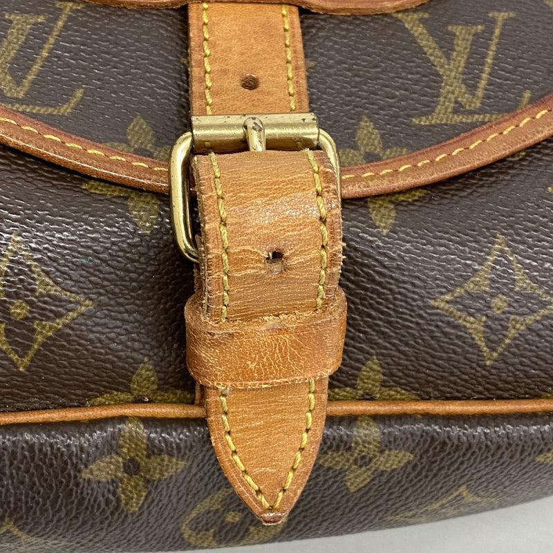 【6ga0469】ルイヴィトン ショルダーバッグ モノグラム ソミュール30 M42256 ブラウン【中古】レディース