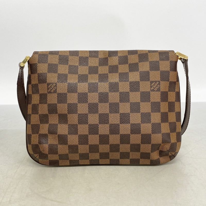 【6ga0470】ルイヴィトン ショルダーバッグ ダミエ ミュゼットタンゴロングストラップ N51301 エベヌ【中古】レディース