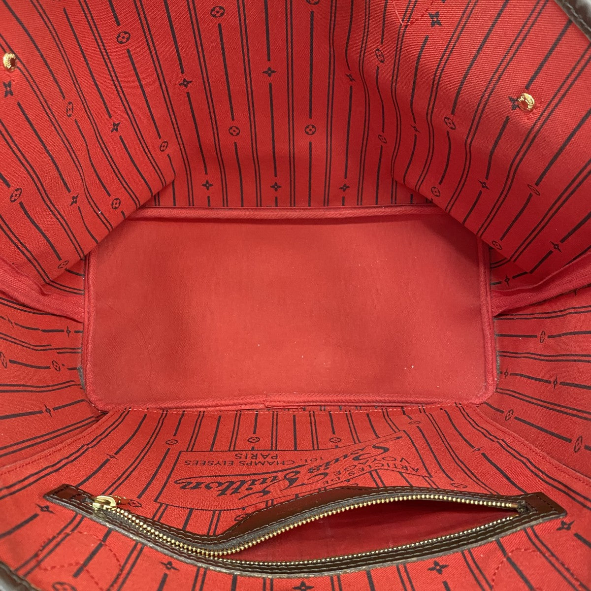 【6ga0473】ルイヴィトン トートバッグ ダミエ ネヴァーフルMM N51105 エベヌ【中古】レディース