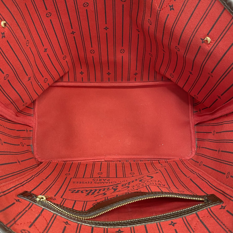 【6ga0473】ルイヴィトン トートバッグ ダミエ ネヴァーフルMM N51105 エベヌ【中古】レディース