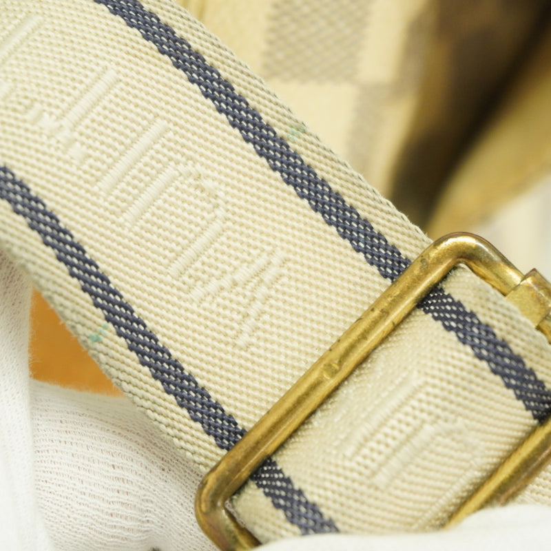 【6ga0478】ルイヴィトン ショルダーバッグ ダミエ・アズール ナヴィグリオ N51189 ホワイト【中古】レディース