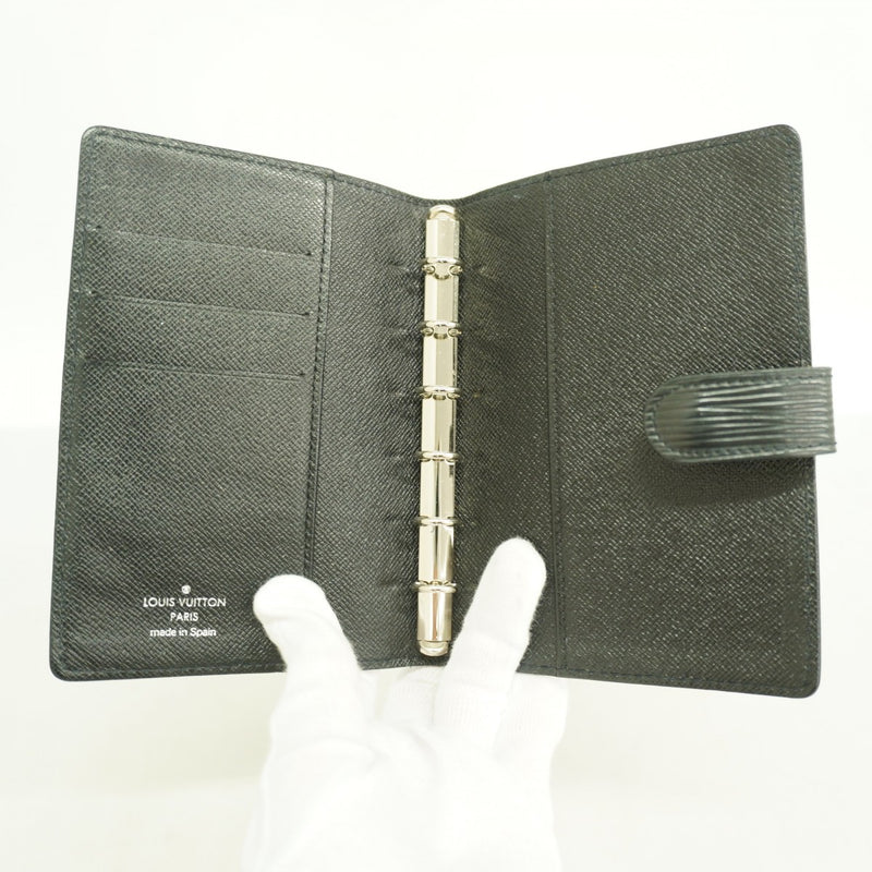 【6ga0479】ルイヴィトン 手帳カバー エピ アジェンダPM R20052 ノワール【中古】メンズ レディース ユニセックス