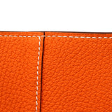 【6ga0483】エルメス トートバッグ ドゥブルセンス36 トリヨンクレマンス ゴールド オレンジ Z刻印【中古】レディース