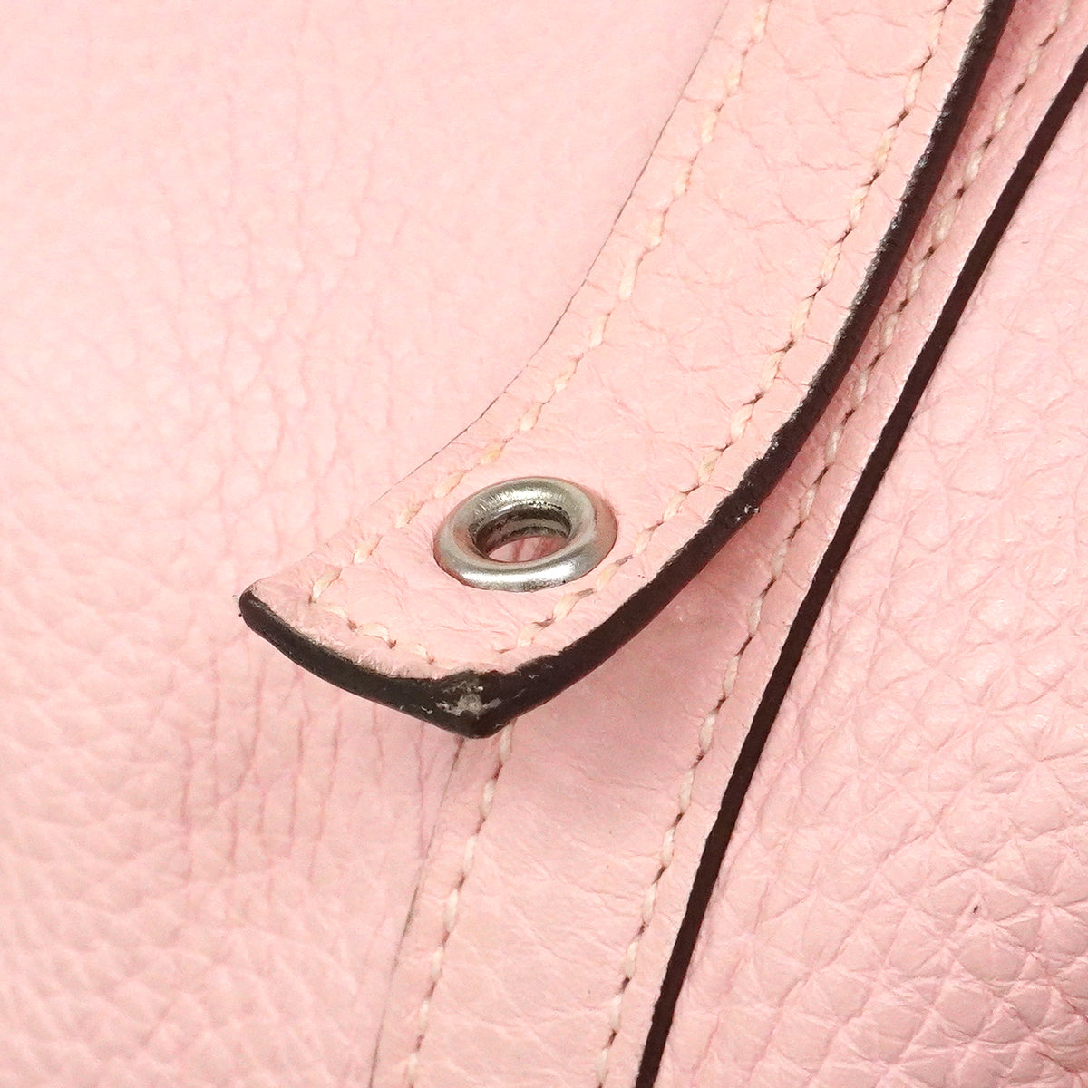 【6ga0484】エルメス ハンドバッグ ピコタンロックMM トリヨンクレマンス ローズサクラ シルバー金具 T刻印【中古】レディース