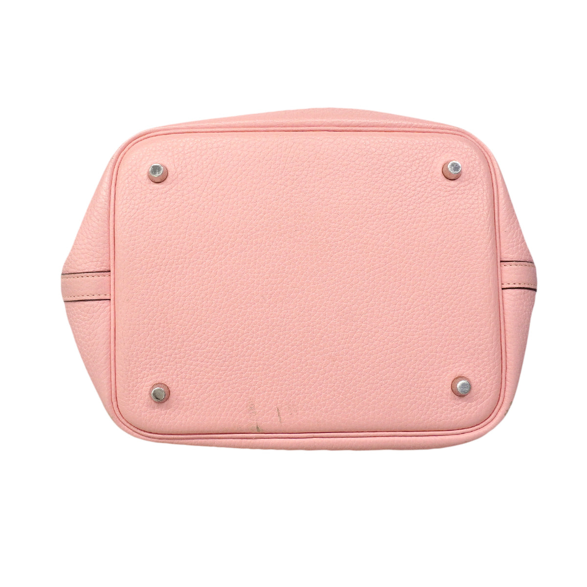 【6ga0484】エルメス ハンドバッグ ピコタンロックMM トリヨンクレマンス ローズサクラ シルバー金具 T刻印【中古】レディース