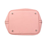 【6ga0484】エルメス ハンドバッグ ピコタンロックMM トリヨンクレマンス ローズサクラ シルバー金具 T刻印【中古】レディース
