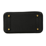 【6ga0489-g】エルメス ハンドバッグ バーキン25 トゴ ブラック ゴールド金具 Z刻印【中古】レディース