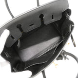 【6ga0489-g】エルメス ハンドバッグ バーキン25 トゴ ブラック ゴールド金具 Z刻印【中古】レディース
