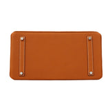 【6ga0490-g】エルメス ハンドバッグ バーキン35 トゴ ゴールド シルバー金具 G刻印【中古】レディース
