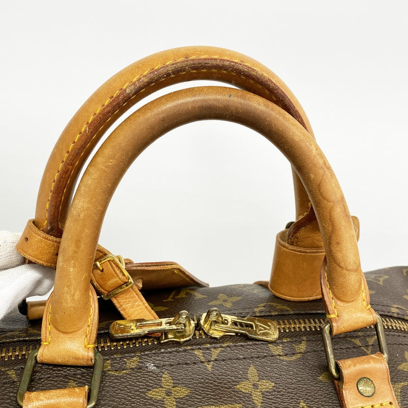 【6ga0503】ルイヴィトン ボストンバッグ モノグラム キーポル55 M41424 ブラウン【中古】メンズ レディース ユニセックス