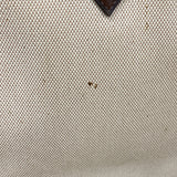 【6ga0523】エルメス トートバッグ プリュム32 トワルアッシュ ハバナ シルバー金具 □F刻印【中古】レディース
