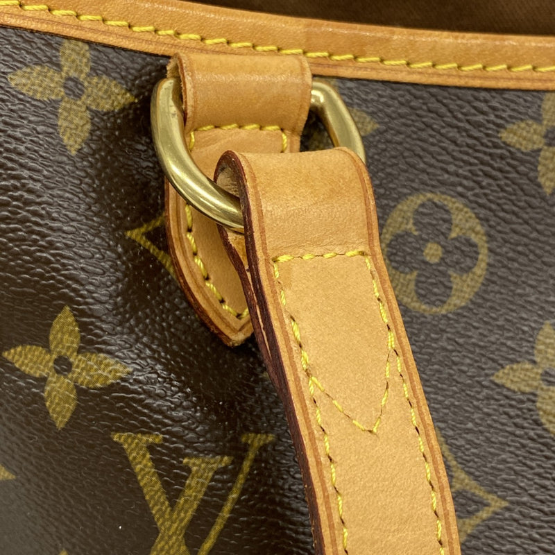 【6ga0524】ルイヴィトン トートバッグ モノグラム バティニョールオリゾンタル M51154 ブラウン【中古】レディース