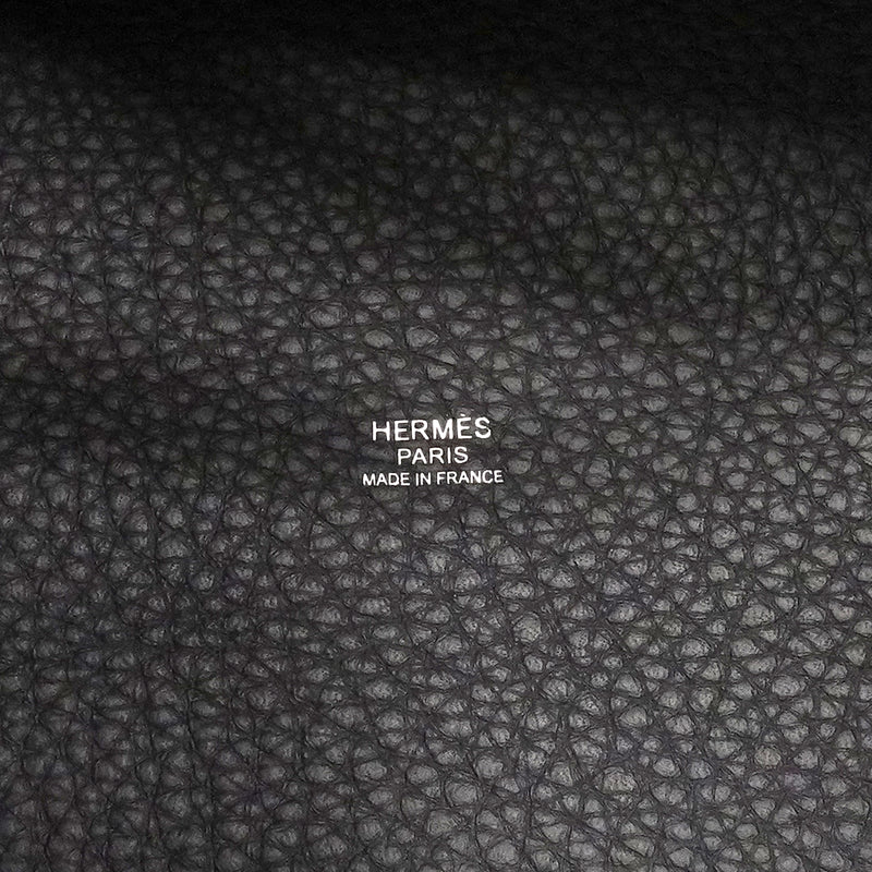 【6ga0529】エルメス ハンドバッグ ピコタンロックPM トリヨンクレマンス キャバン シルバー金具 G刻印【中古】レディース
