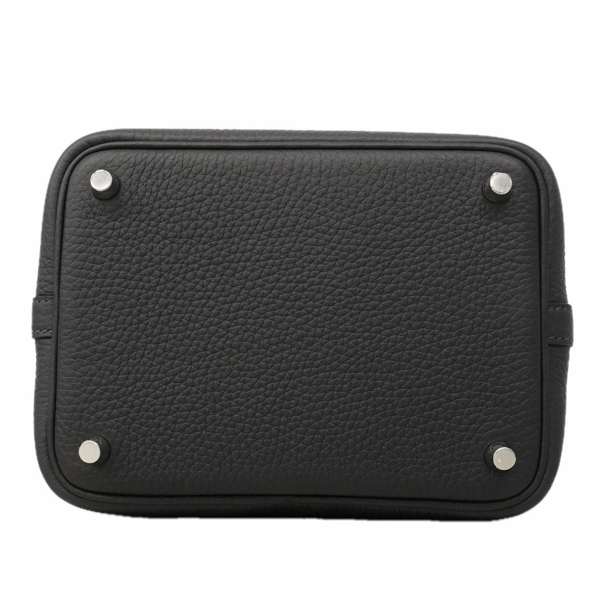 【6ga0529】エルメス ハンドバッグ ピコタンロックPM トリヨンクレマンス キャバン シルバー金具 G刻印【中古】レディース