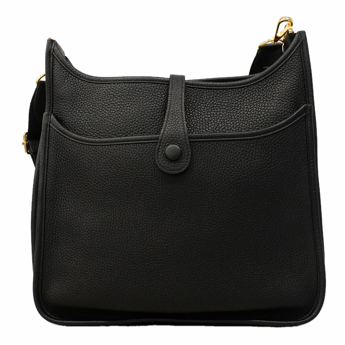 【6ga0530】エルメス ショルダーバッグ エヴリン3PM トリヨンクレマンス ブラック ゴールド金具 Z刻印【中古】レディース