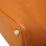 【6ga0538】エルメス ハンドバッグ ピコタンPM トリヨンクレマンス ゴールド シルバー金具 □J刻印【中古】レディース