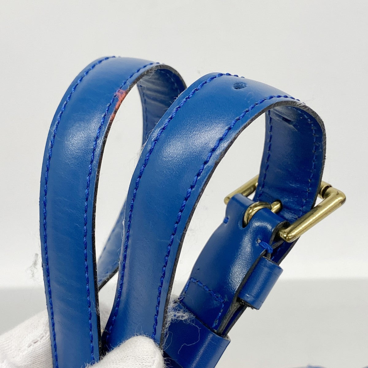 【6ga0548-k】ルイヴィトン ショルダーバッグ エピ サンクルー M52195 トレドブルー【中古】レディース