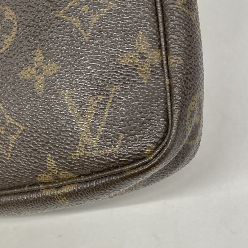 【6ga0578】ルイヴィトン ポーチ モノグラム ポシェットアクセソワール M51980 ブラウン【中古】レディース