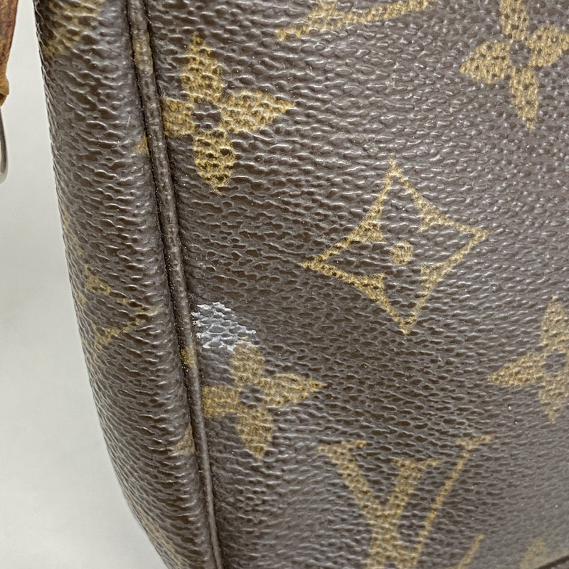 【6ga0578】ルイヴィトン ポーチ モノグラム ポシェットアクセソワール M51980 ブラウン【中古】レディース