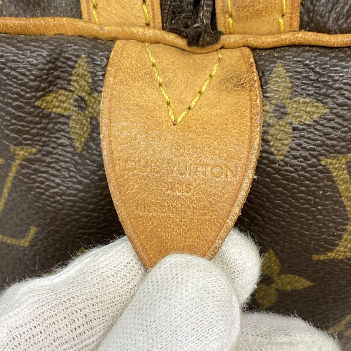 【6ga0581】ルイヴィトン ボストンバッグ モノグラム サックスプール35 M41626 ブラウン【中古】メンズ レディース ユニセックス