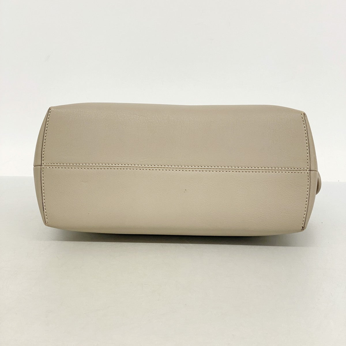 【6ga0586】フェンディ ハンドバッグ バイザウェイ レザー グレージュ シルバー金具 2wayバッグ【中古】レディース