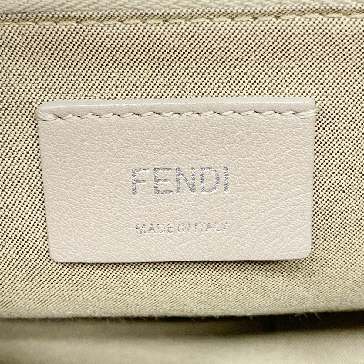 【6ga0586】フェンディ ハンドバッグ バイザウェイ レザー グレージュ シルバー金具 2wayバッグ【中古】レディース