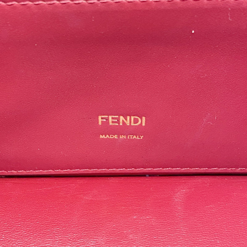 【6ga0587】フェンディ ショルダーバッグ キャンユー レザー ブラック ゴールド金具【中古】レディース
