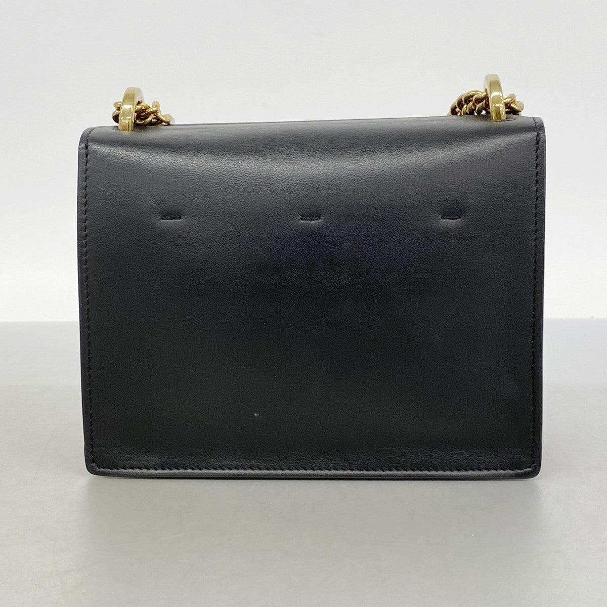【6ga0587】フェンディ ショルダーバッグ キャンユー レザー ブラック ゴールド金具【中古】レディース