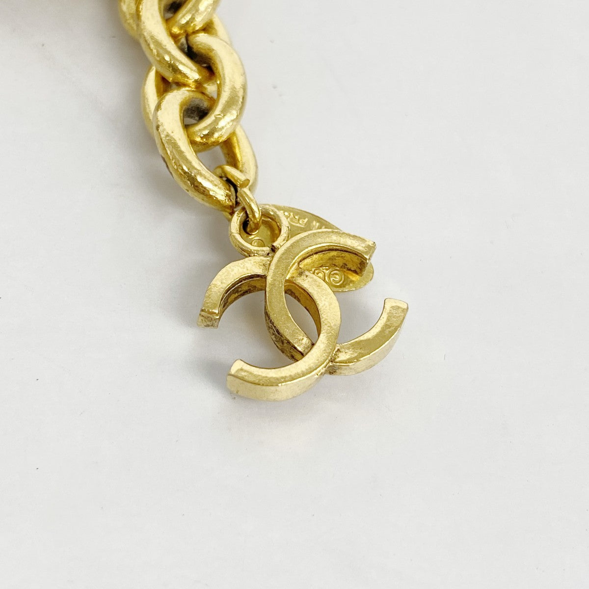 【6ga0598】シャネル ベルト ゴールド ゴールド金具【中古】レディース
