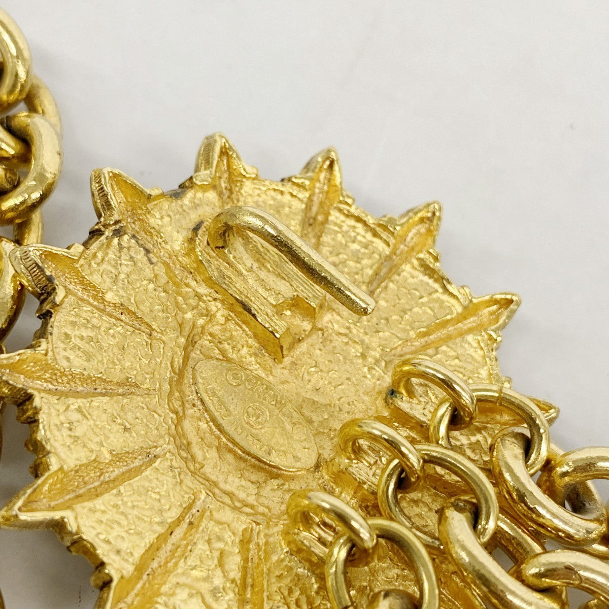 【6ga0598】シャネル ベルト ゴールド ゴールド金具【中古】レディース