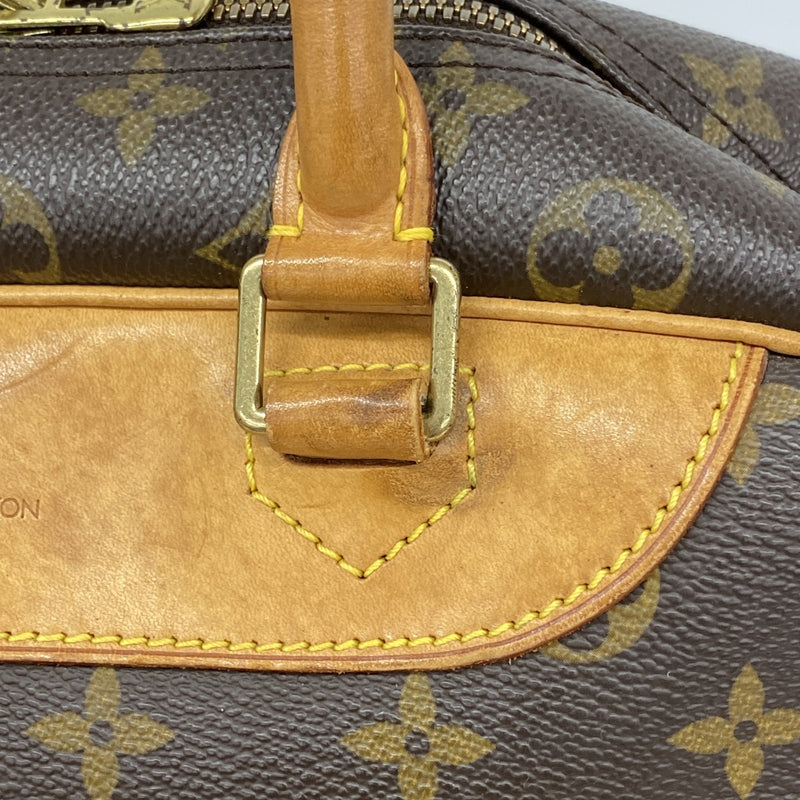 【6ga0604】ルイヴィトン ハンドバッグ モノグラム ドーヴィル M47270 ブラウン【中古】レディース