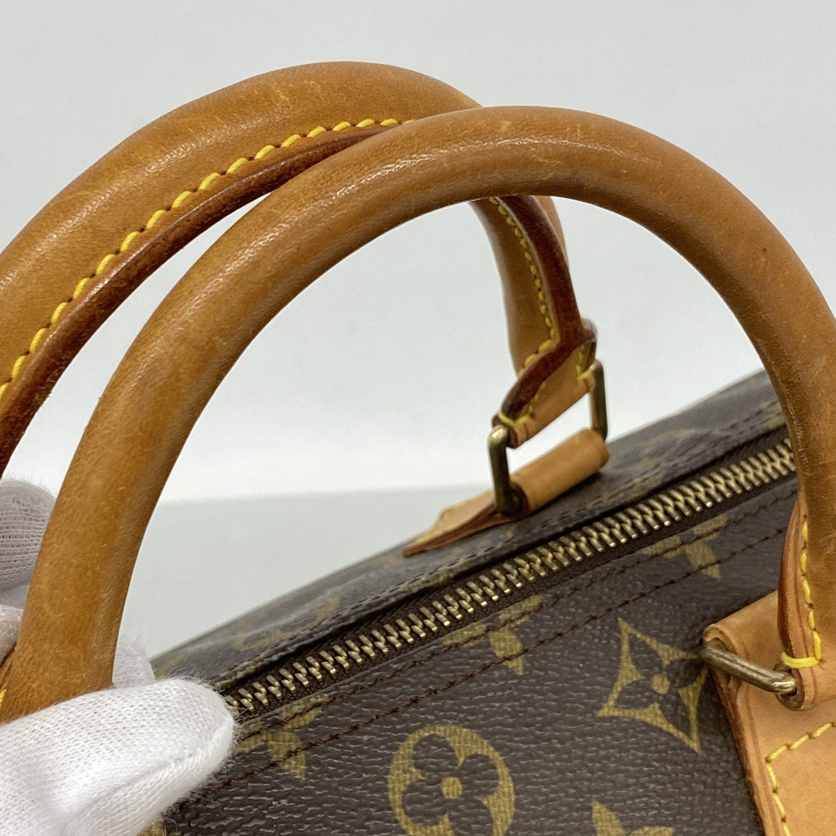 【6ga0605】ルイヴィトン ハンドバッグ モノグラム スピーディ30 M41108 ブラウン【中古】レディース