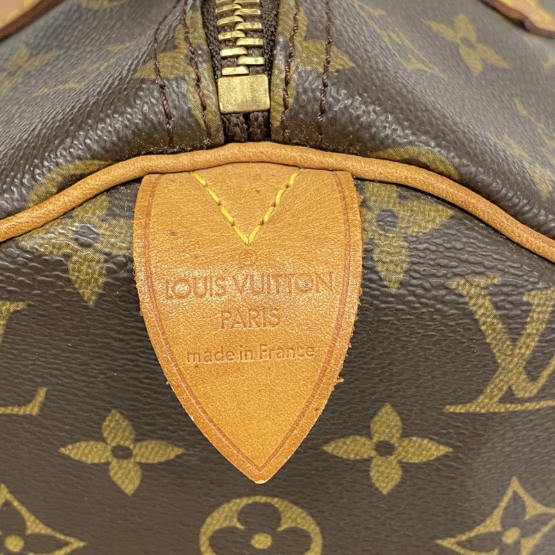 【6ga0605】ルイヴィトン ハンドバッグ モノグラム スピーディ30 M41108 ブラウン【中古】レディース