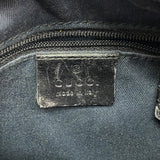 【6ga0609-k】グッチ ショルダーバッグ 101333 デニム ブラック シルバー金具【中古】レディース