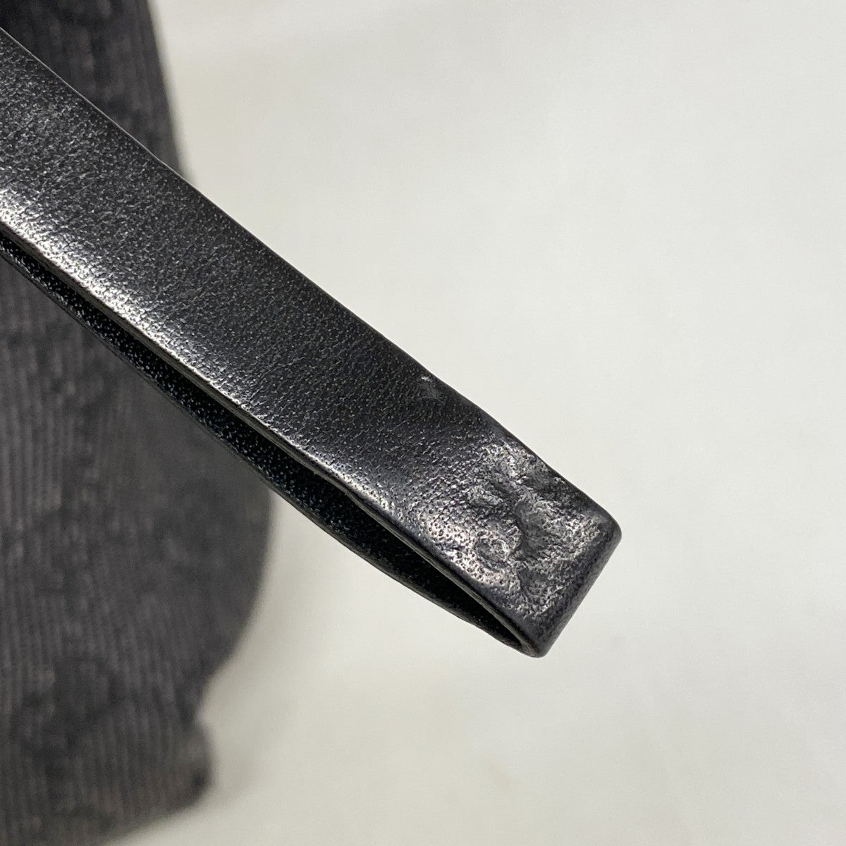 【6ga0609-k】グッチ ショルダーバッグ 101333 デニム ブラック シルバー金具【中古】レディース