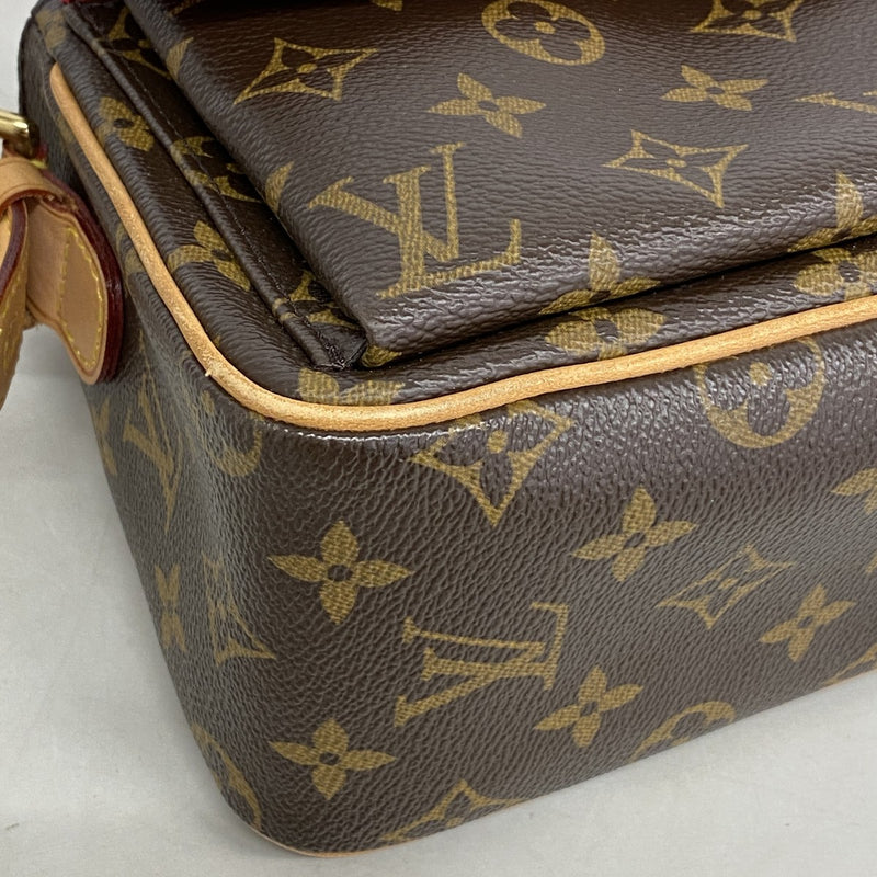 【6ga0622】ルイヴィトン ショルダーバッグ モノグラム ヴィバシテMM M51164 ブラウン【中古】レディース