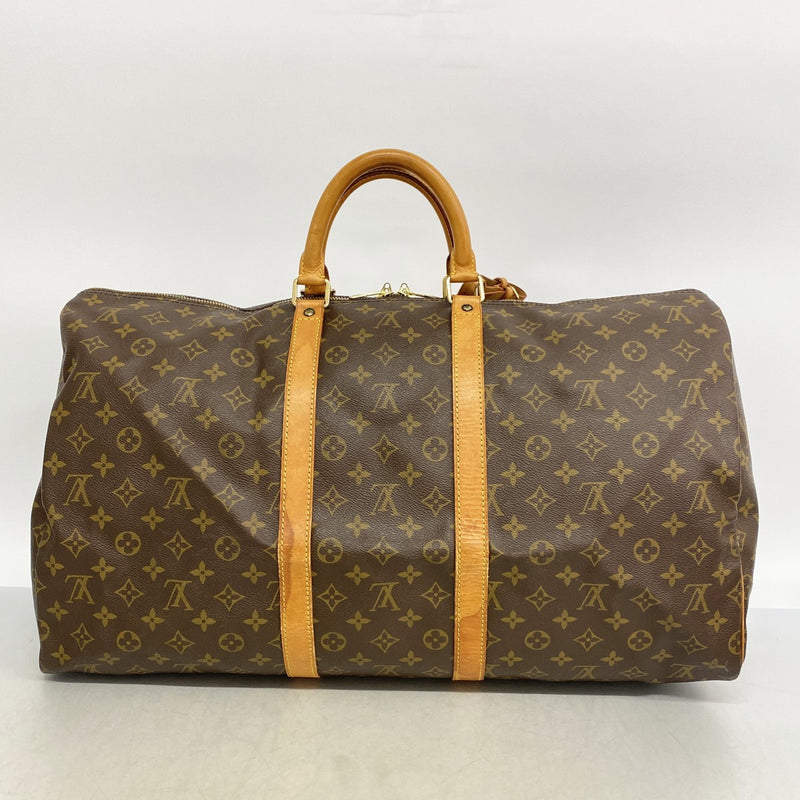 【6ga0624】ルイヴィトン ボストンバッグ モノグラム キーポル55 M41424 ブラウン【中古】メンズ レディース ユニセックス