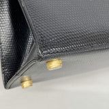 【6ga0631】サルヴァトーレフェラガモ ハンドバッグ ヴァラ レザー ブラック ゴールド金具 2wayバッグ【中古】レディース