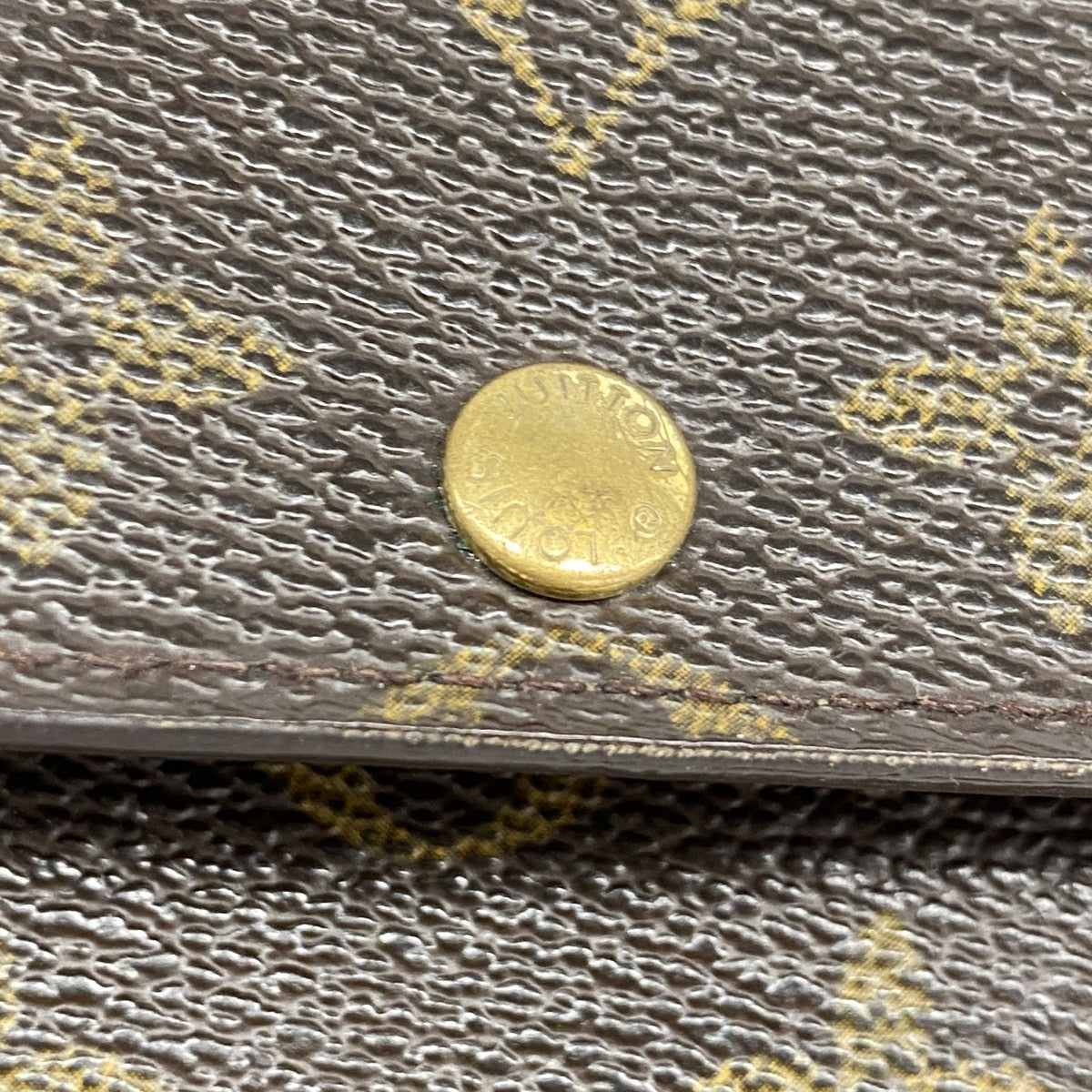 【6ga0637】ルイヴィトン 長財布 モノグラム ポシェットポルトモネクレディ M61725 ブラウン【中古】レディース